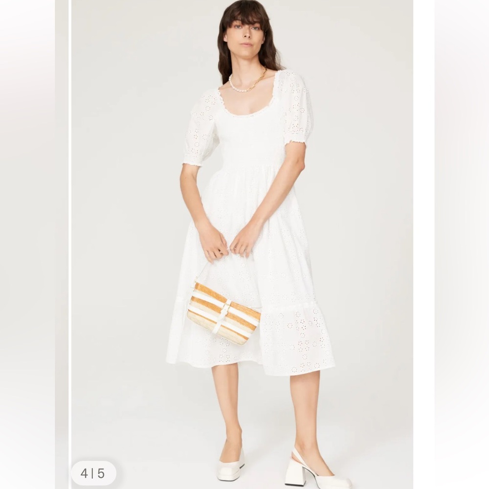 Hill House Cream Eyelet Dress - Picture 5 of 5
